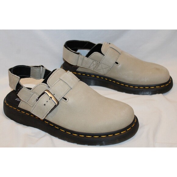 Dr Martens Men\'s Jorge II Leather Slingback Mule Clog NIB SZ 9 WARMED STONE main image 4